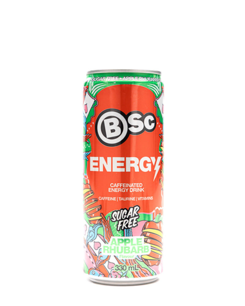 BSC Energy Drink Äpple Rabarber 33cl