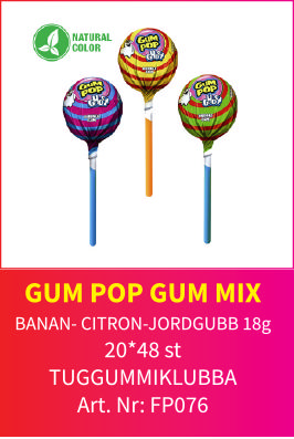 GUM POP POP MIX 18G