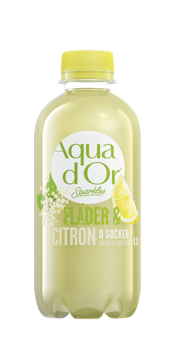 Aquador Sparkles Fläder Citron 30cl