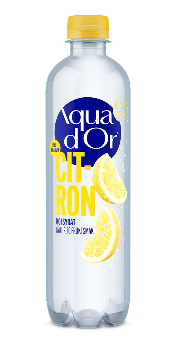 Aquador Kolsyra Citron 50cl