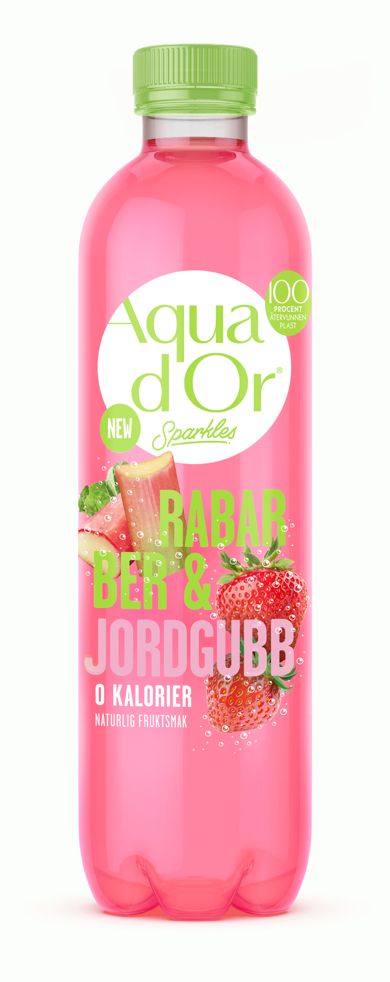 Aquador Sparkles Rabarber/Jordgubb 50cl