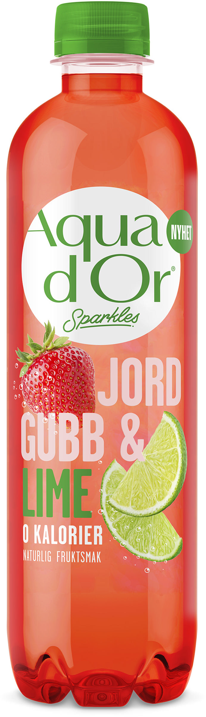 Aquador Sparkles Jordgubb/Lime 50cl