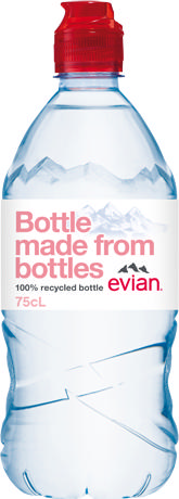 Evian Naturell 75cl Sport