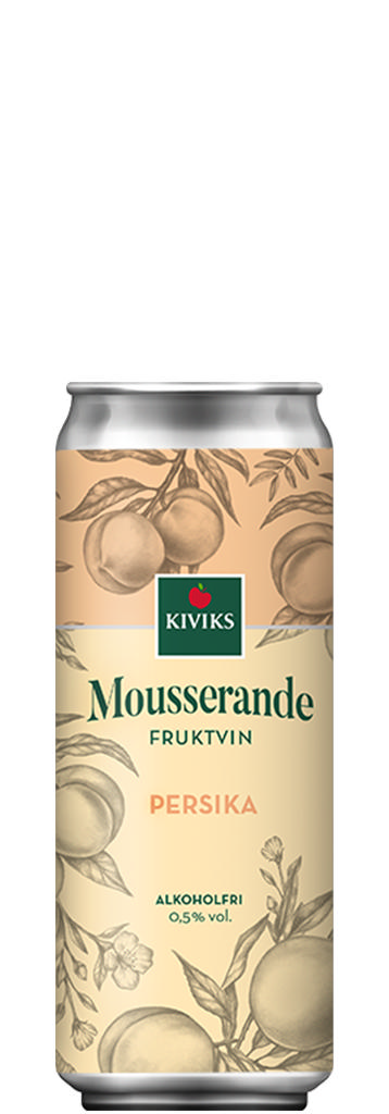 Kiviks Mousserande Fruktvin Persika 0,5% 33cl