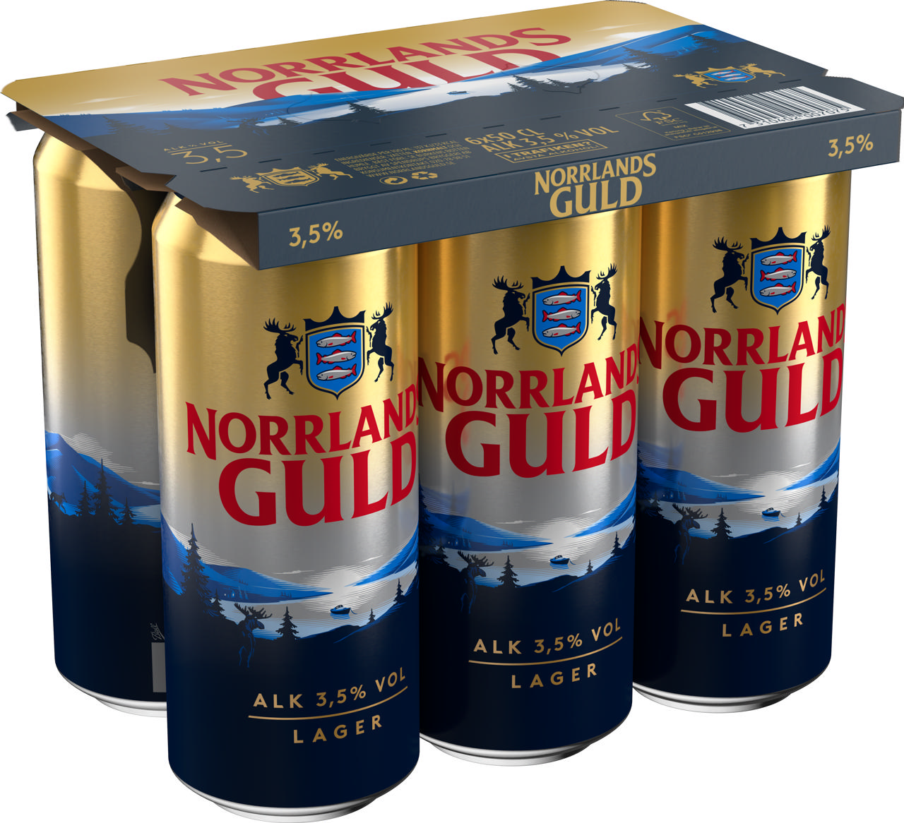 Norrlands Guld 3,5% 50cl 6p