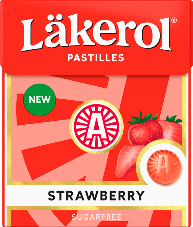 LÄKEROL STRAWBERRY 1P