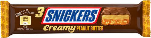Snickers Creamy Peanut Butter  2-pack 54g