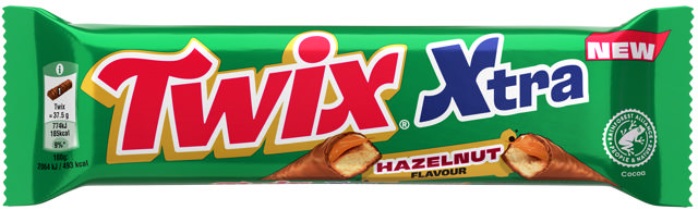 Twix Hazelnut 2-pack 75g