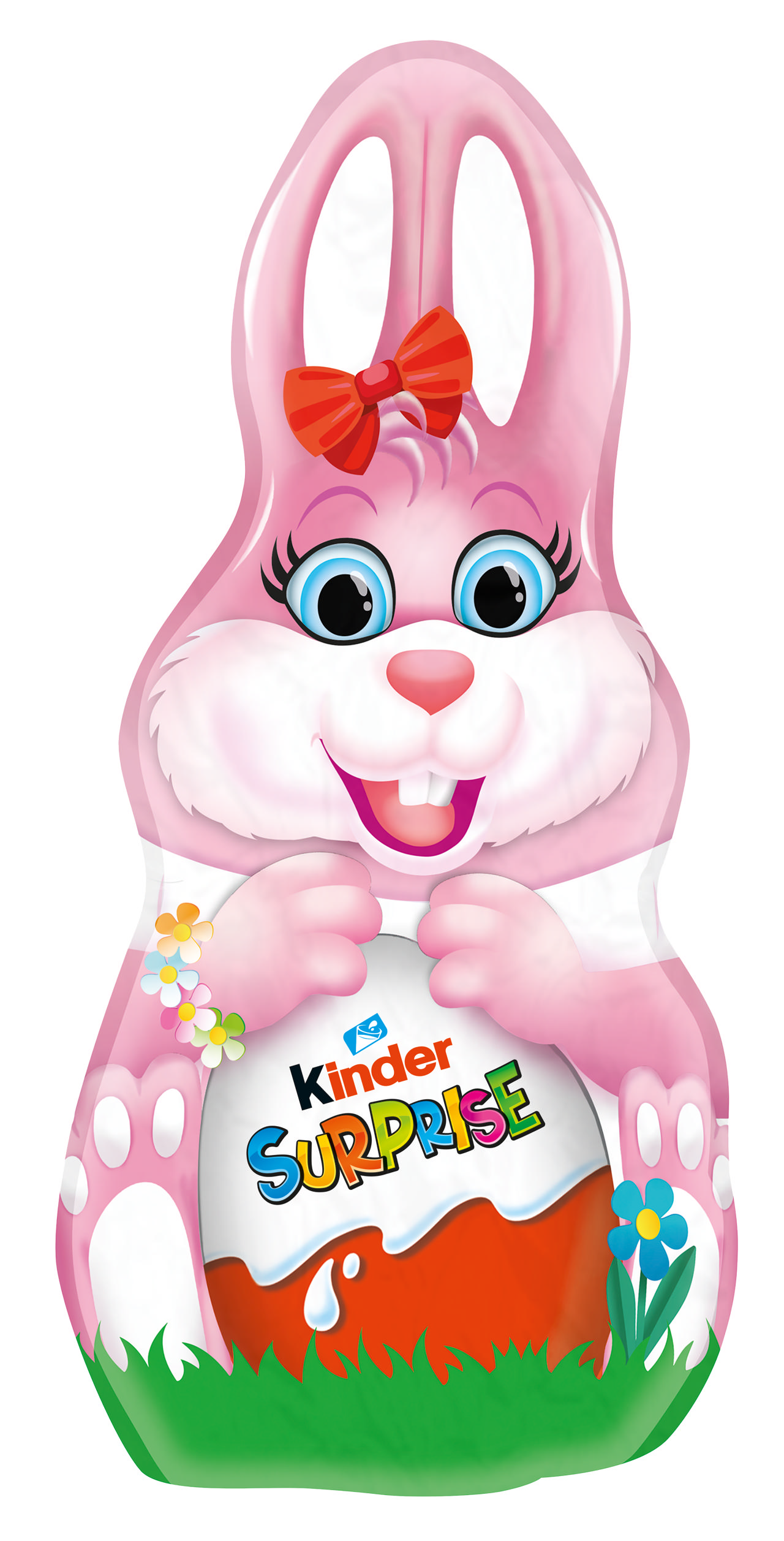 Kinder Påskhare + Ägg Rosa