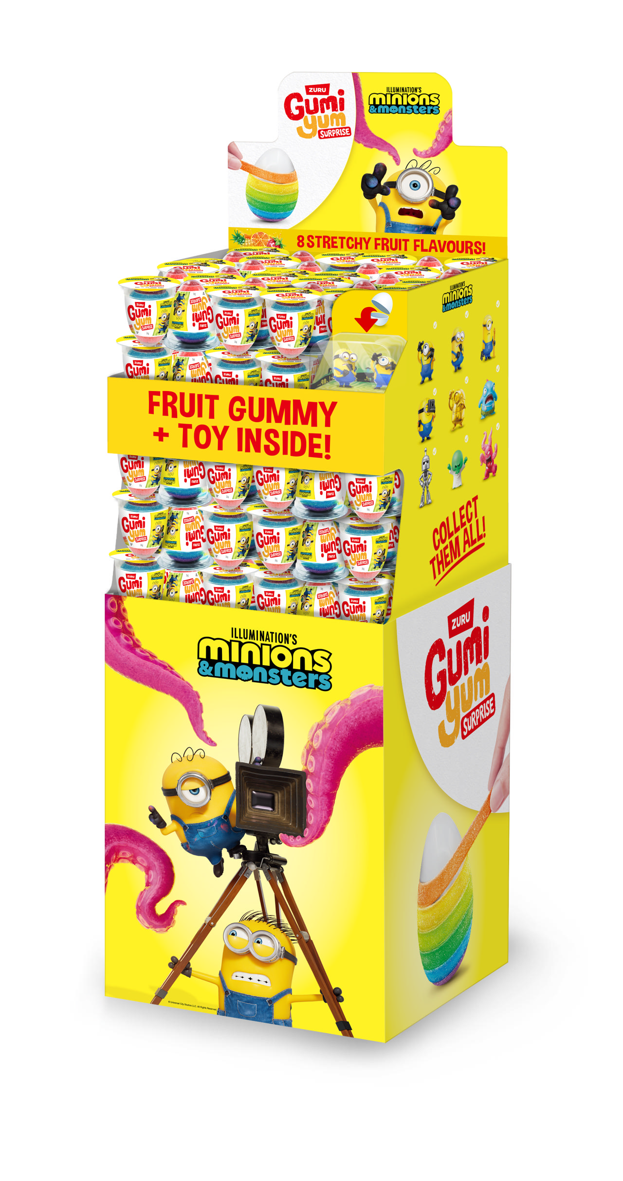Gumi Yum Surprise Minions Display 26g 248st