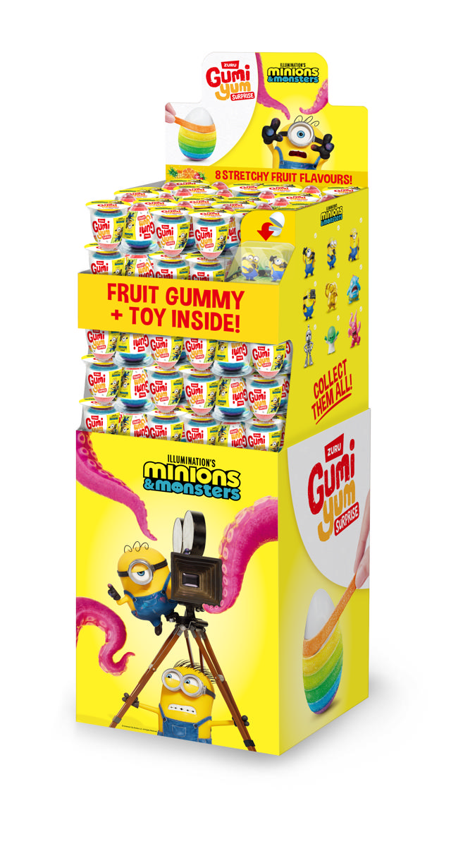 Gumi Yum Surprise Minions Display 26g 248st