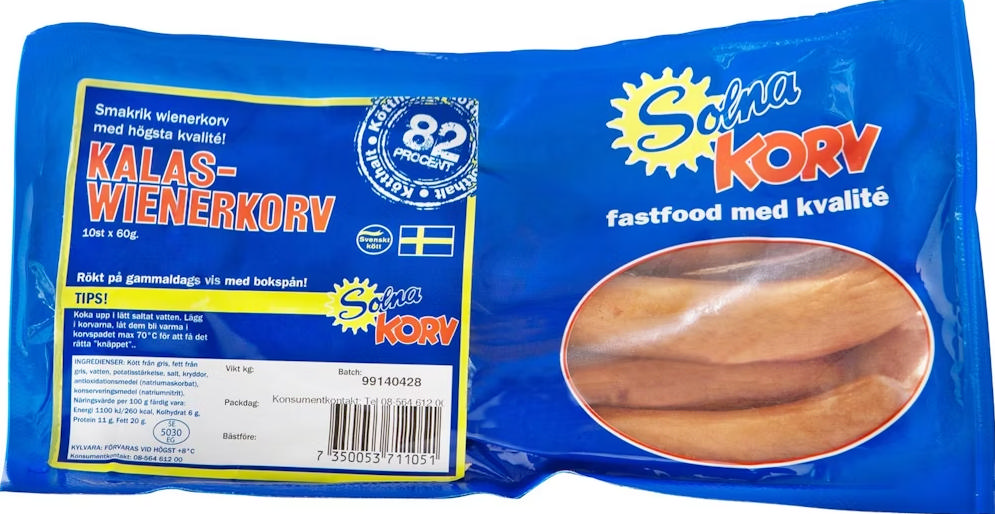 Solna Kalaswiener 60g