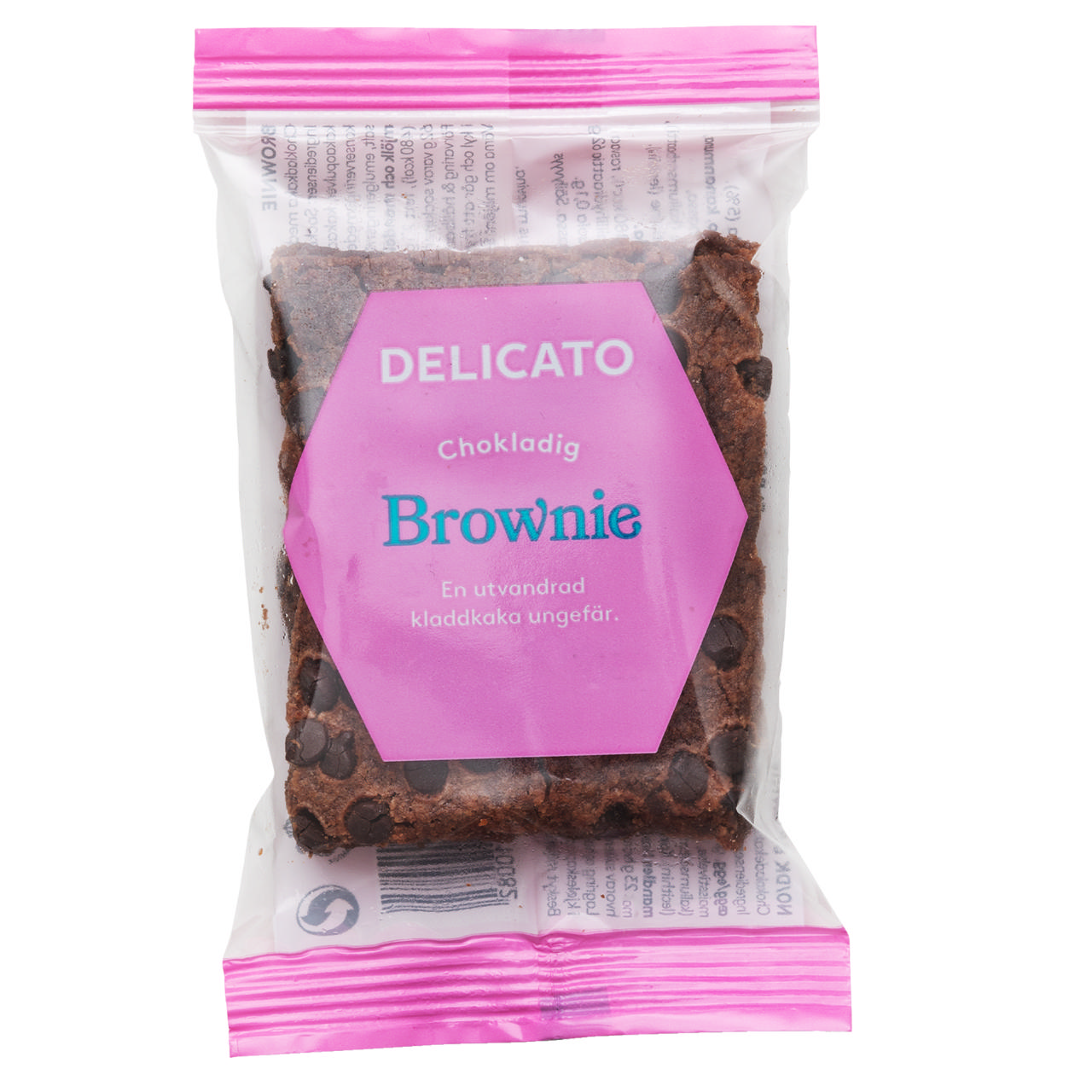 Brownie 70g Inslagen Fryst