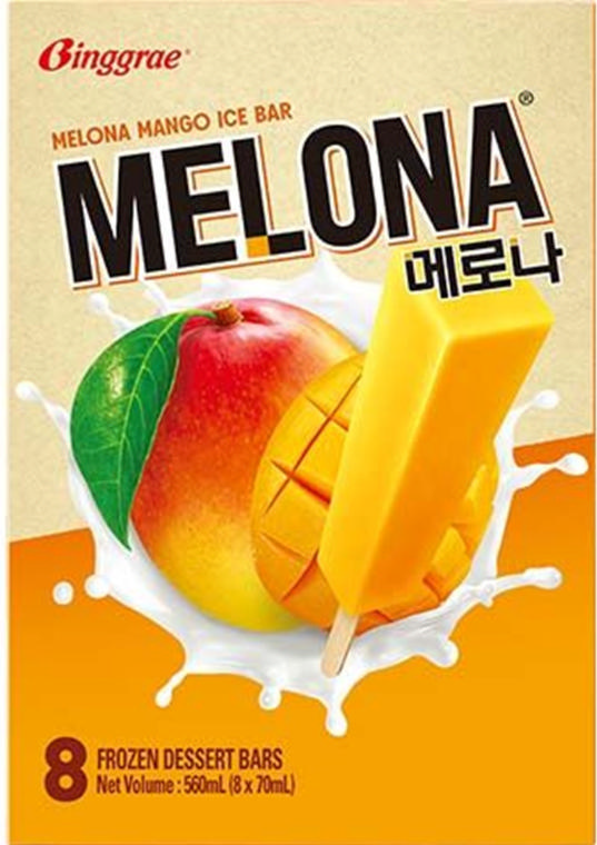Melona Ice Bar - Mango 8x70ml