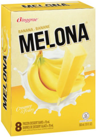 Melona Ice Bar - Banana 8x70ml