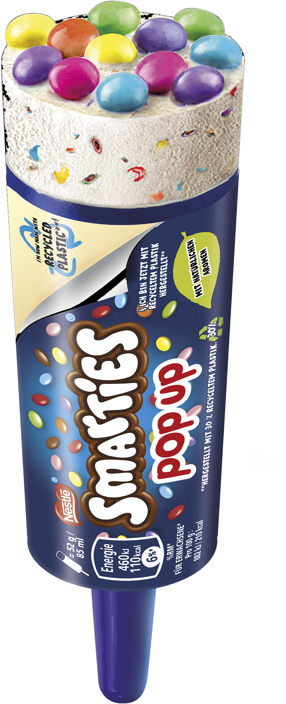 Smarties Pop Up Glass