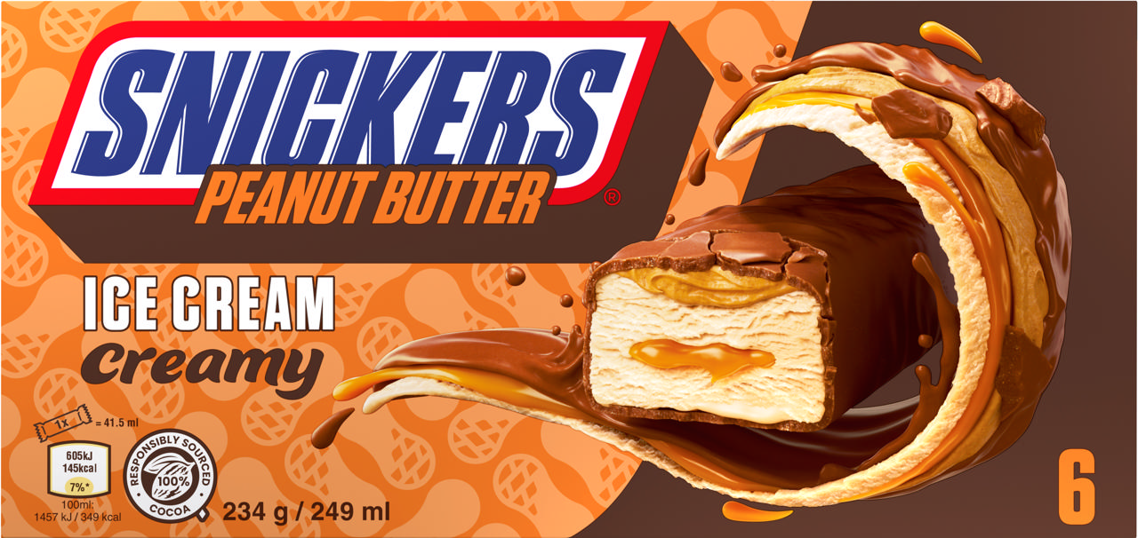 SNICKERS CREAMY ICE 6P