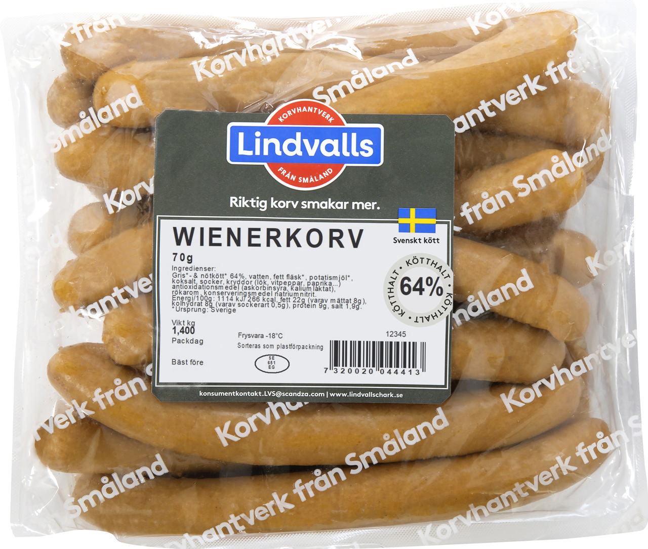 Wienerkorv 70g