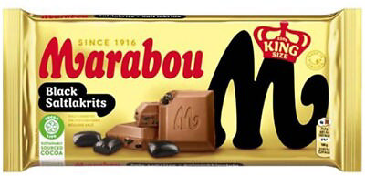 Marabou Black Saltlakrits 220g