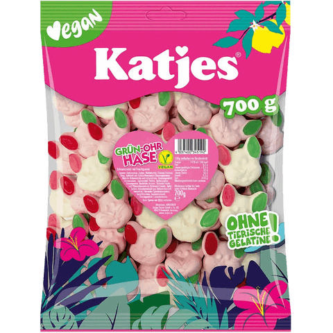 Katjes Grönörade Skumharar 700g