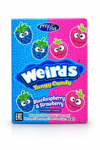 Weirds Blue Raspberry & Strawberry 45g