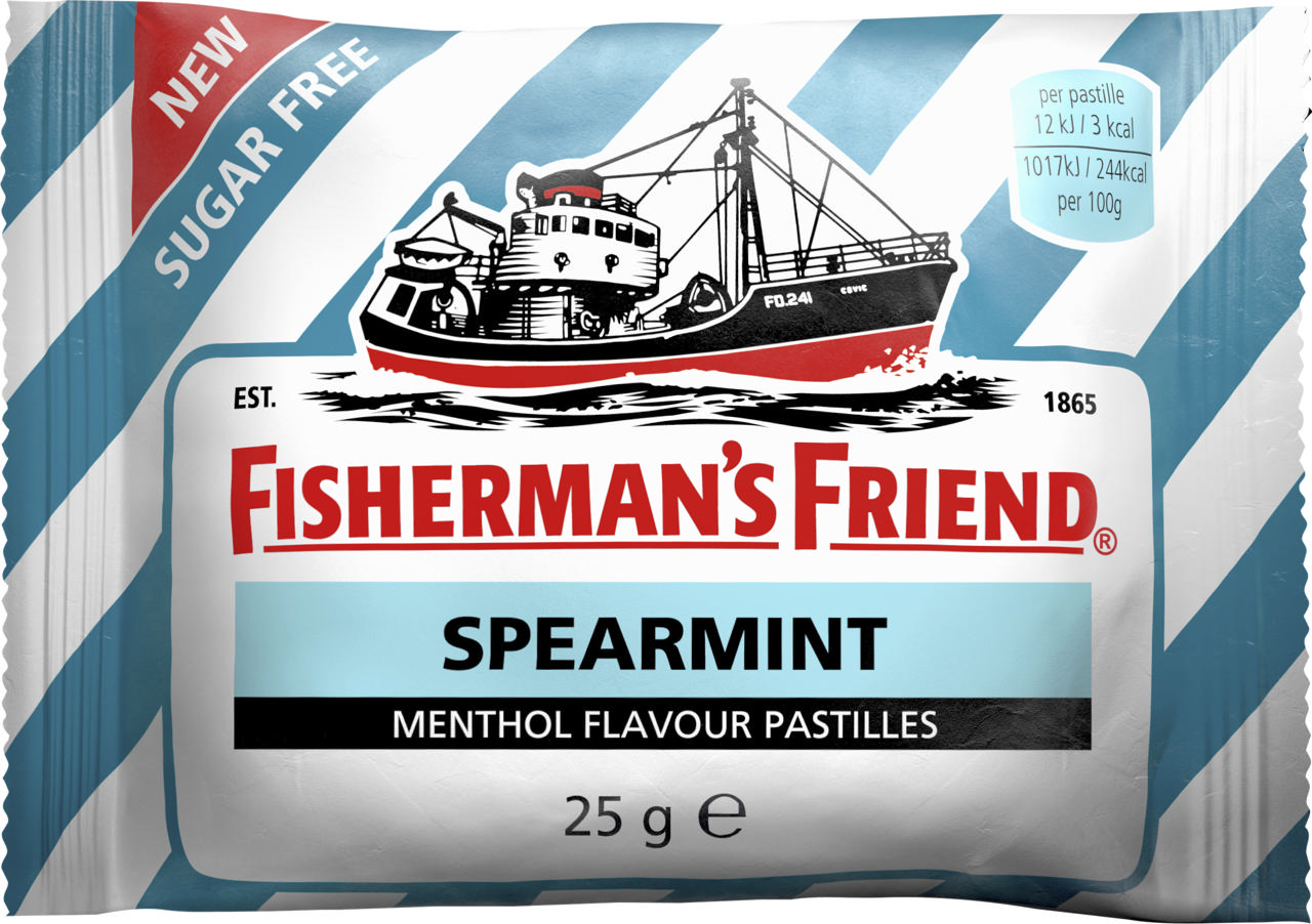 Fishermans Spearmint Sockerfri