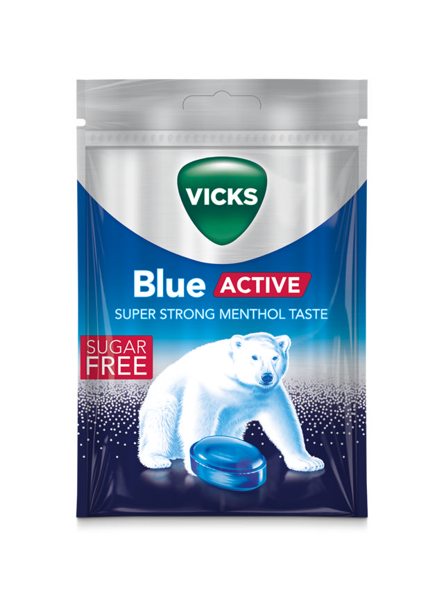 VICKS BLUE ACTIVE SF 72G