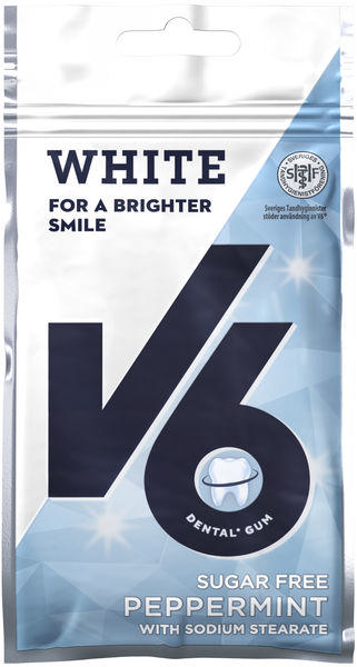 V6 WHITE PEPPERMINT 30G