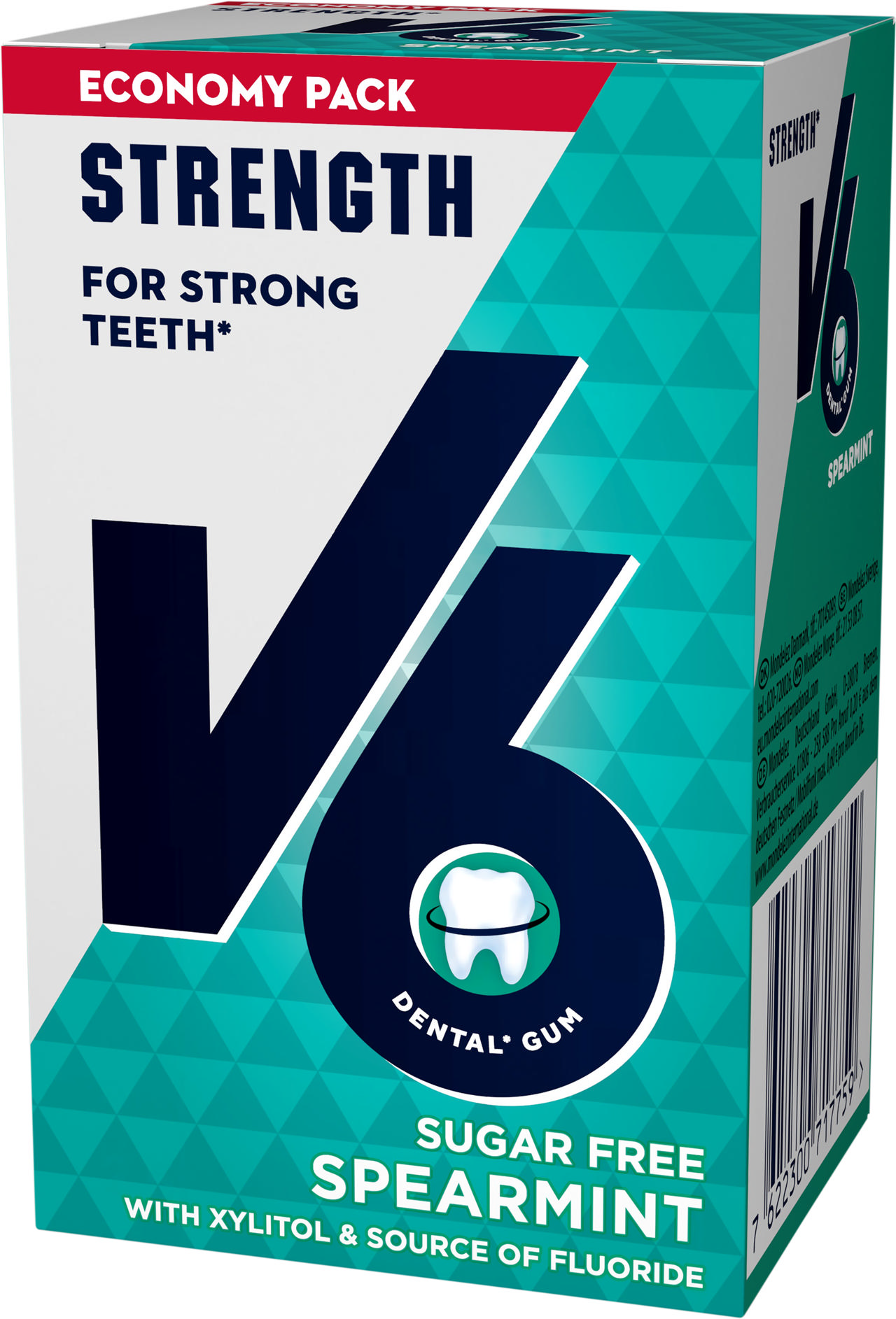 V6 Strong Teeth Spearmint 70g
