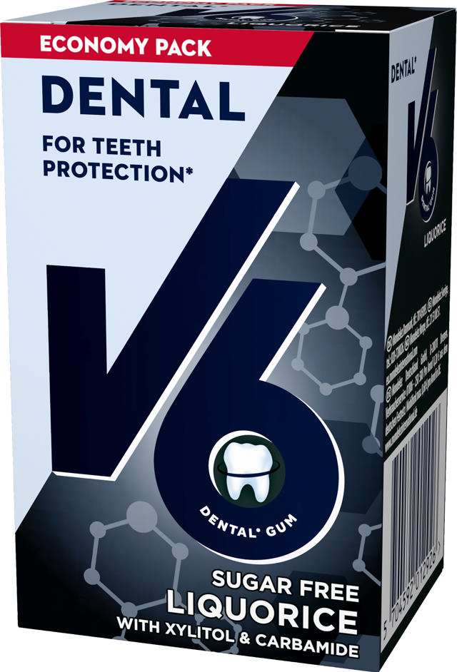 V6 DENTAL LIQUORICE 70G