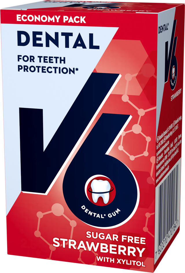 V6 DENTAL STRAWBERRY 70G