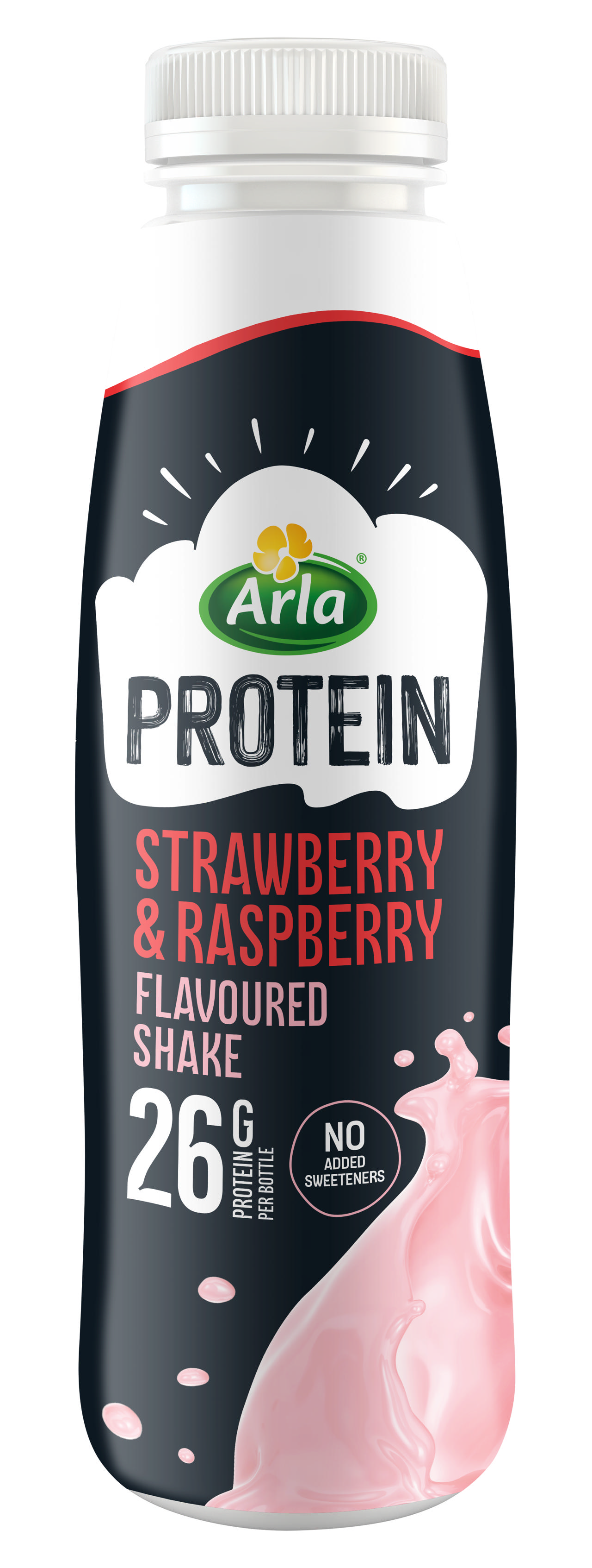 Arla Proteinshake Jordgubb/Hallon 50ml
