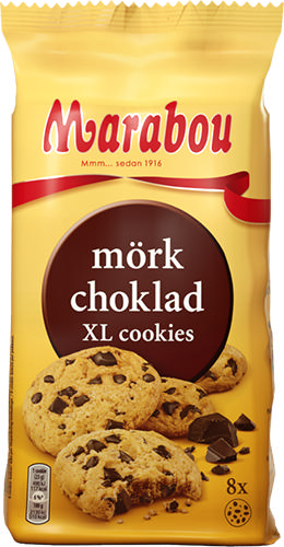 MAR XL COOKIES MÖRK 184G