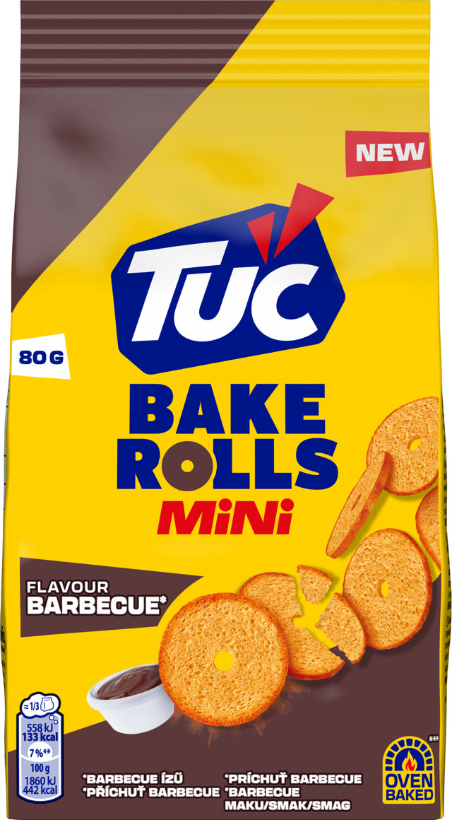 TUC Bake Rolls Mini BBQ 80g