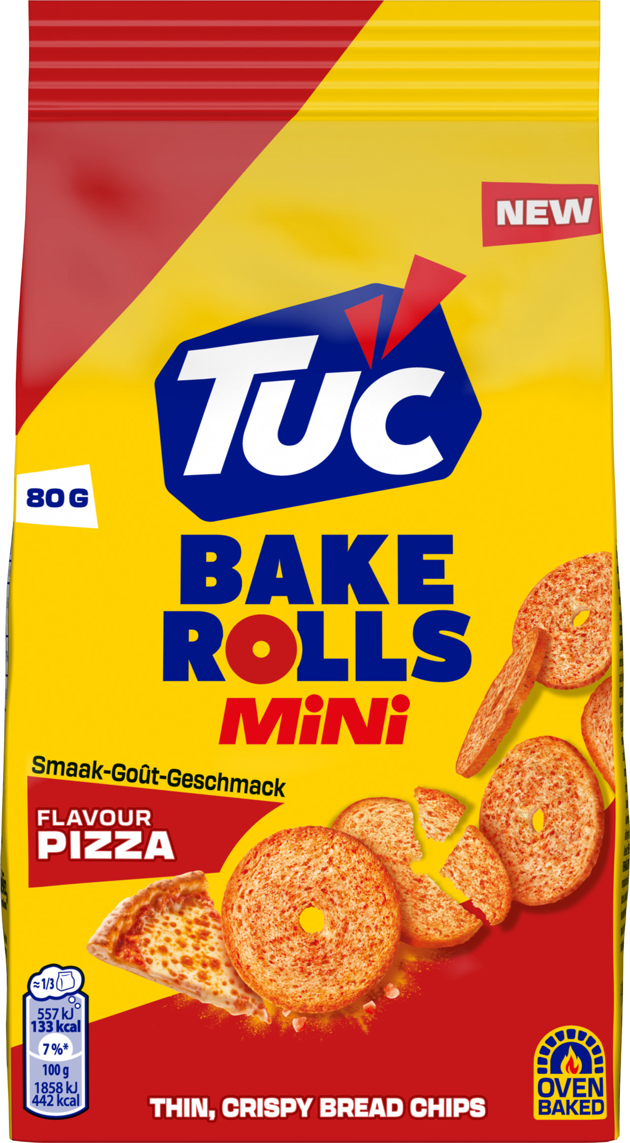 TUC Bake Rolls Mini Pizza 80g
