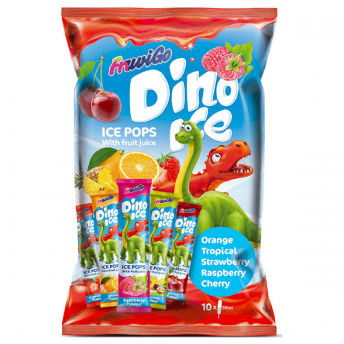 FRUVIGO DINO ICE POP 10P