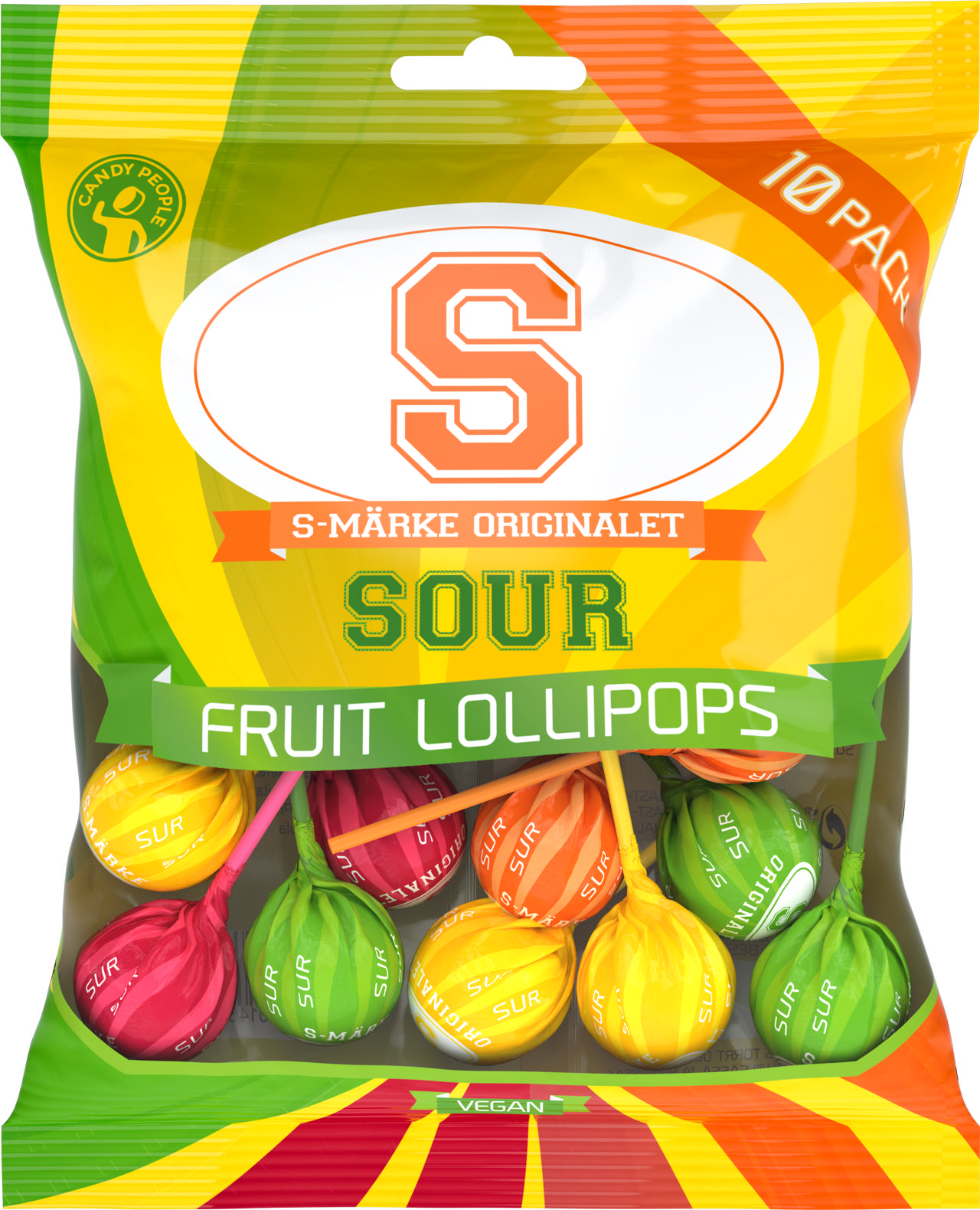 S-MÄRKE KLUBBA SUR FRUKT