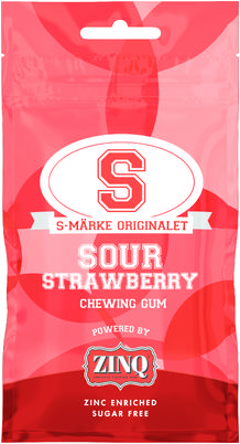 ZINQ S-Märke Sour Strawberry 31,5g