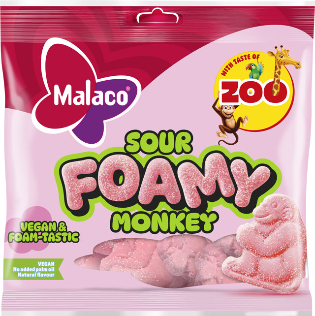Zoo Foamy Sour Monkey 115g